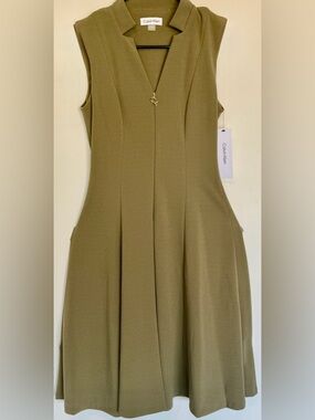 chinese dress ladies Donna Karan Women's Sleeveless A Line Dress - Black
